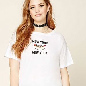 🌭 Plus Size New York Hot Dog Tee